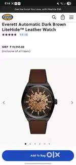 SELLING FOSSIL WATCH
