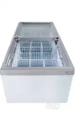 Haier 400liters glass top deep freezer