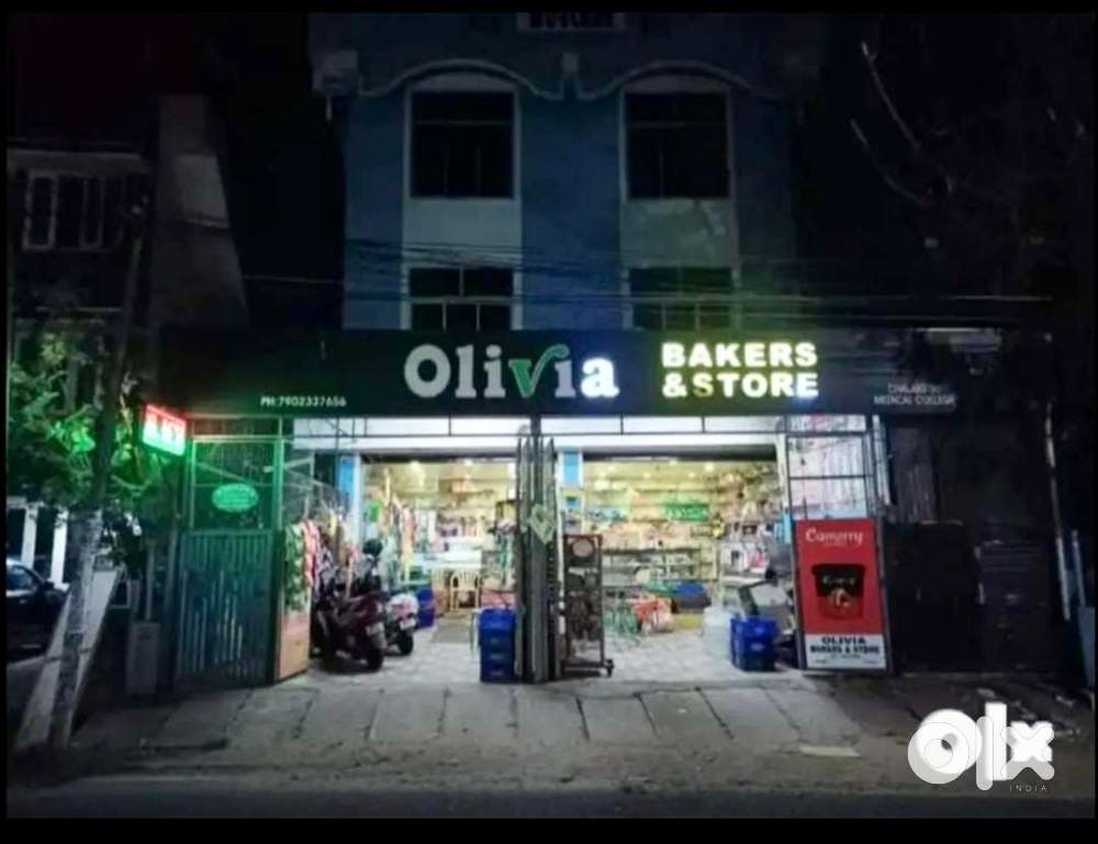 Employee in a bakery and provisional store