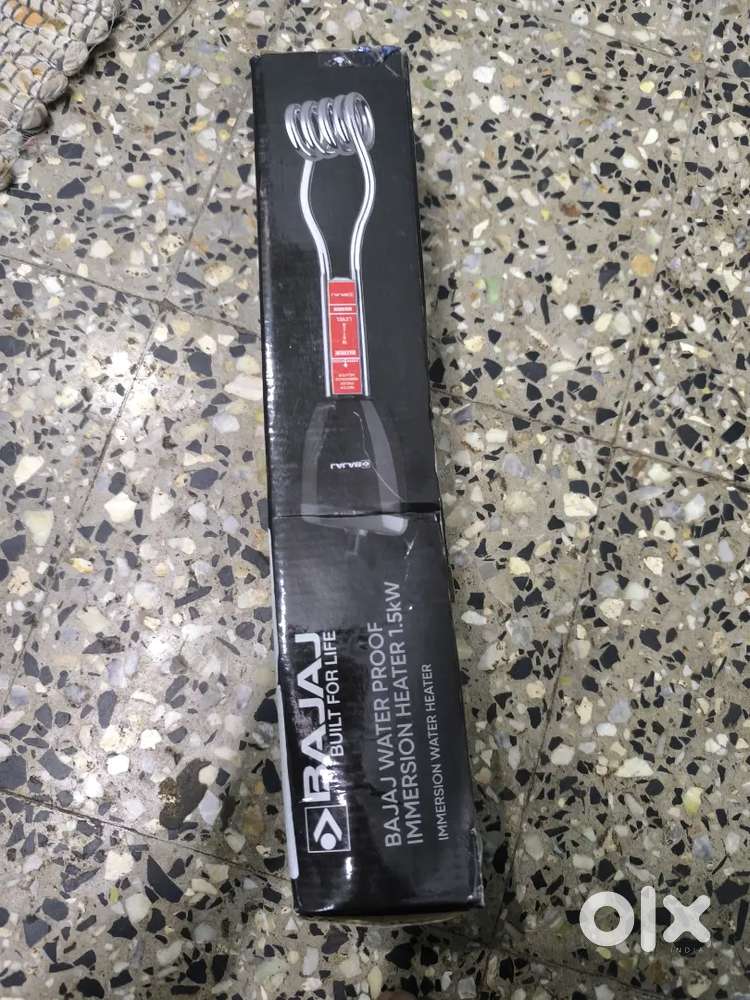 Bajaj water proof immersion heater unused product