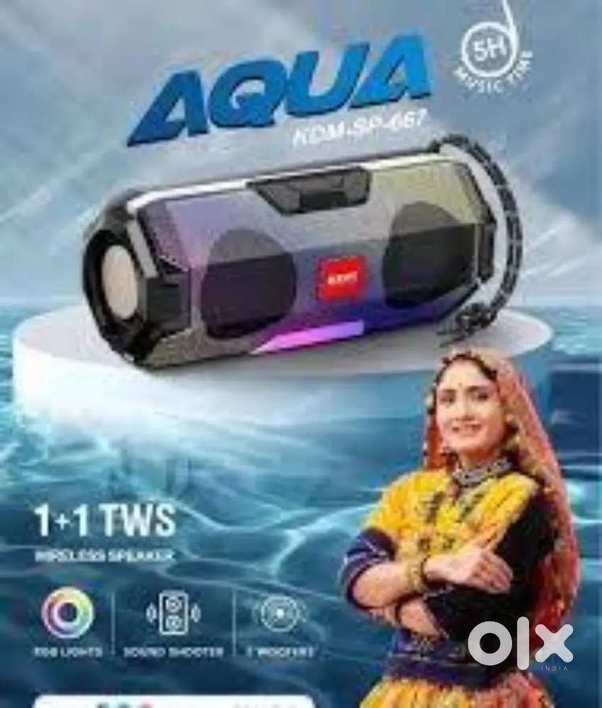 kdm-sp-667-aqua-wireless-speaker