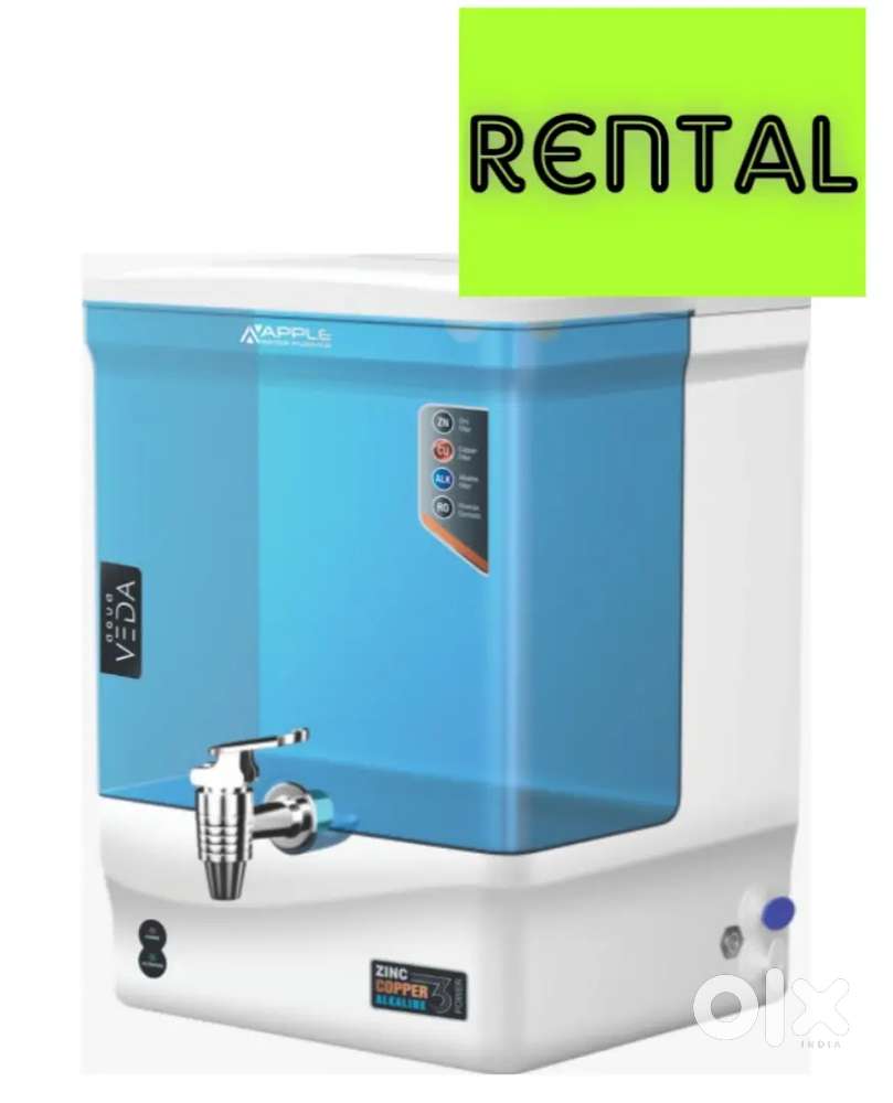 Water purifier available on rent