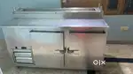 commercial stainless steel kitchen refrigerator or freezer unit
