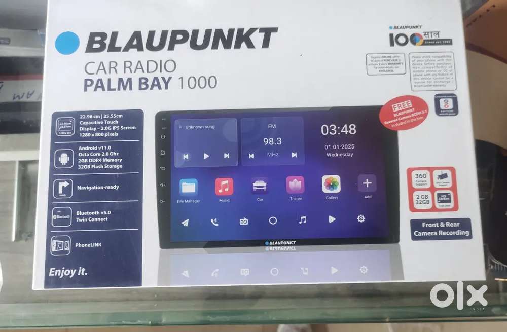Blaupunkt car android system 9 inch with rear camera