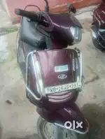 This condition is due to the fact that this scooter has been sitting f