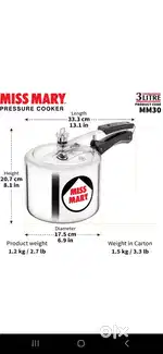 Pressure Cooker 3L