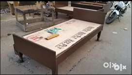 Brand new wooden single bed 6fit by 3fit without box