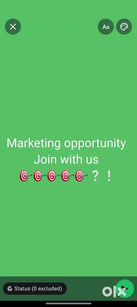 Marketing job