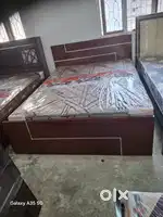 Brand new queen size bed without storage with mattress in wholesale p