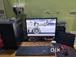 Full pc setup with intel i5 16gb ram with monitor and keyboard mouse