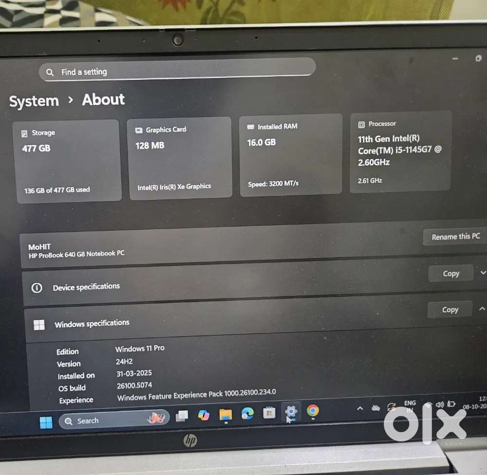 Hp probook 640gb Notebook Pc