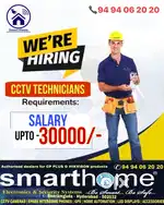 WANTED CCTV TECHNICIANS/ELECTRICIANS/FRESHERS