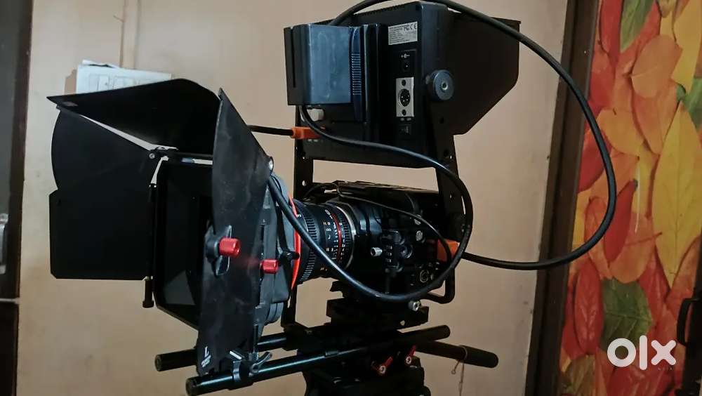 Blackmagic pocket 6k cinema camera with lenses