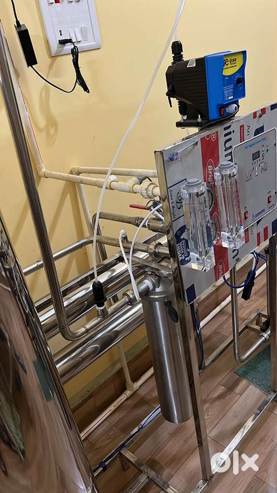 1000L SS RO Plant with Bottle Setup
