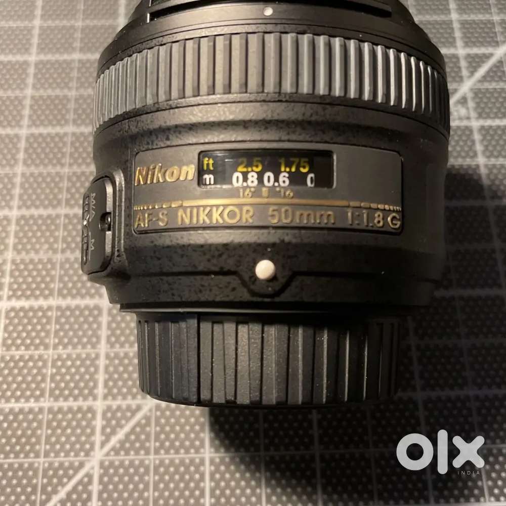 Nikon 50mm AF-S 1:1:8G Standard Prime Lens.