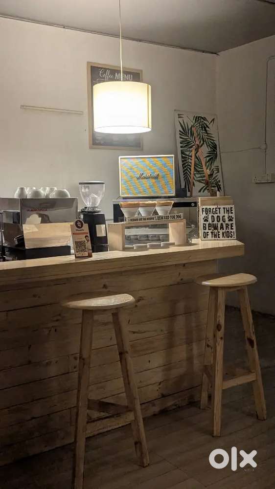 Cafe space fully equipped