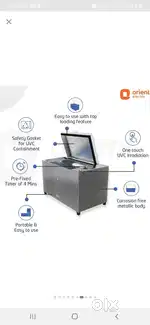 Orient Electric UV Sanitech One Touch Sanitization/Sterilization box