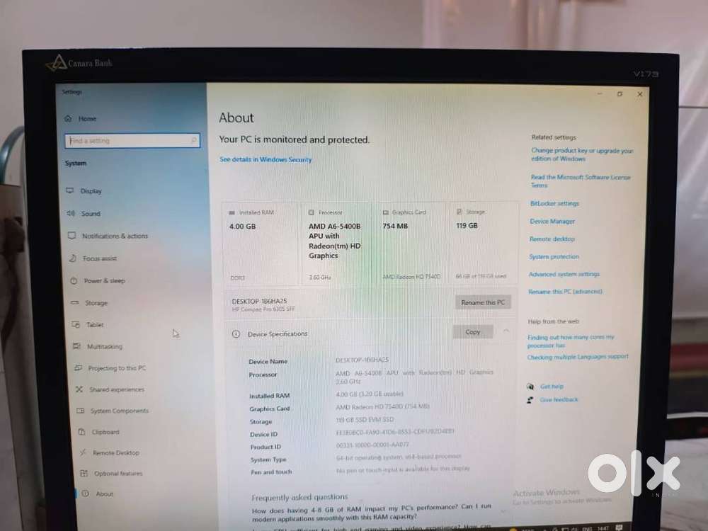 BRAND NEW COMPUTER AND COLOR MASIN