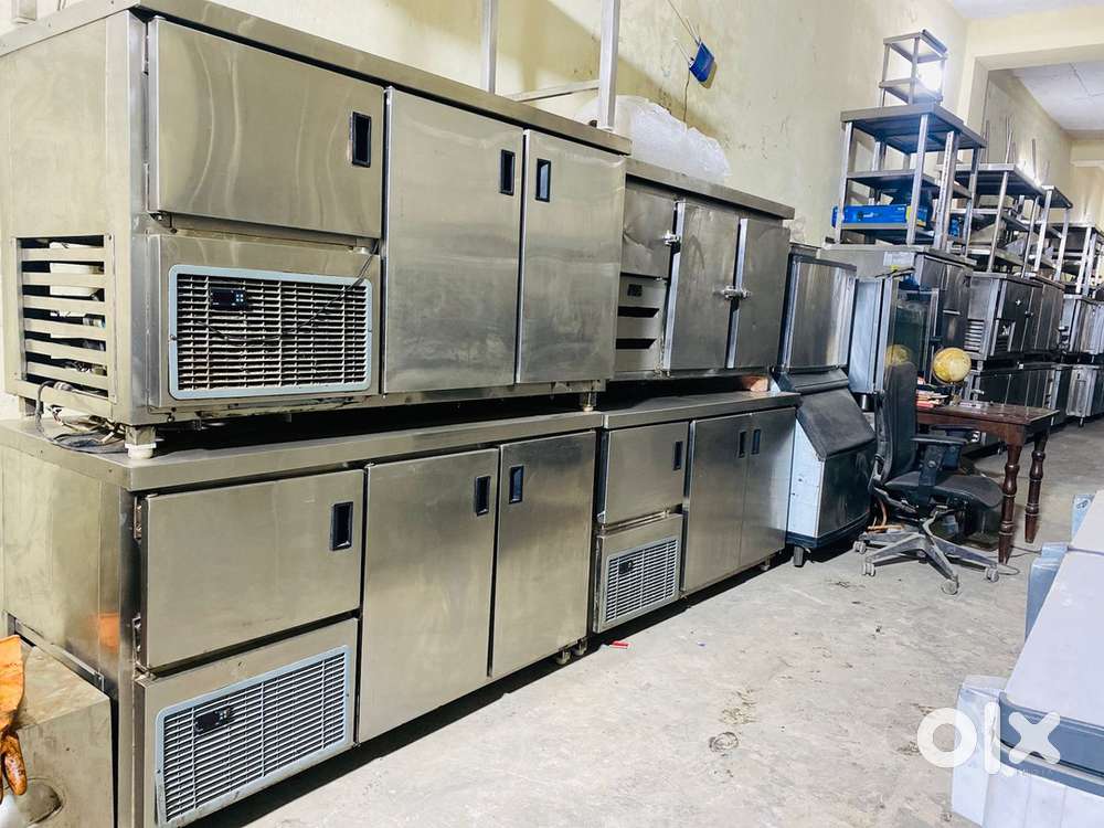 Used commercial restaurant kitchen equipments ss fridge under counter