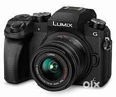 Lumix G7 mirrorless camera with 14-45 mm lense