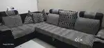6-Seater L-Shaped Sofa Set in Good Condition
