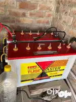 If any one want single battery ,2 exide battery and 4 solar panels