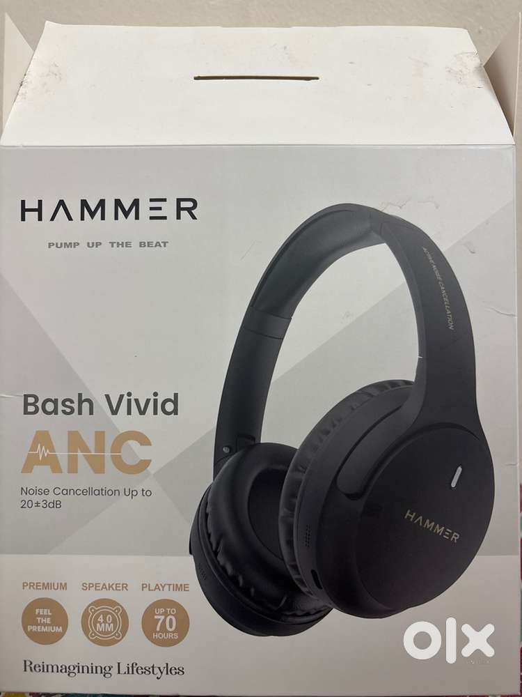 Hammer Bash Vivid ANC Headphones – Brand New, Unused
