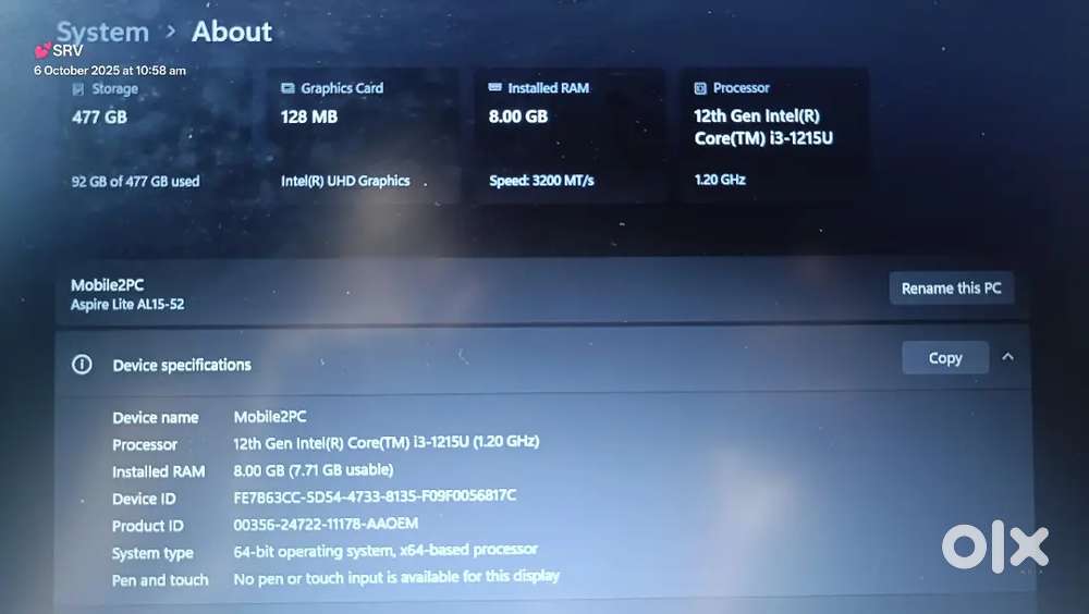 I want to sell my laptop