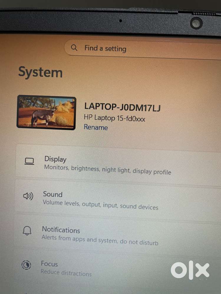 Hp laptop 15fd0xxx