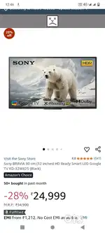 Sony Bravia 32 inch full hd