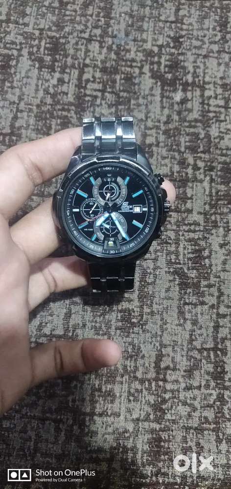 A Casio Edifice illuminator watch heavy made