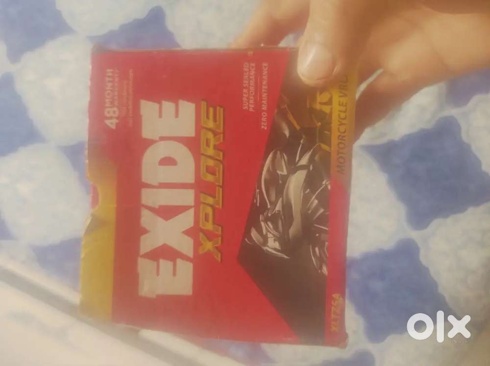Exide New battery 4 alb, 8 days old 48 month warranty