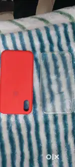 Iphone Xr silicone and transparent cover.