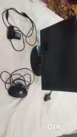 Monitor with web came and mouse