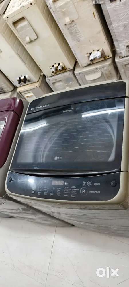 LG washing machine fully automatic top load with warranty 1 year old