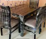New luxury style 4 seater dining table with 3 years warranty