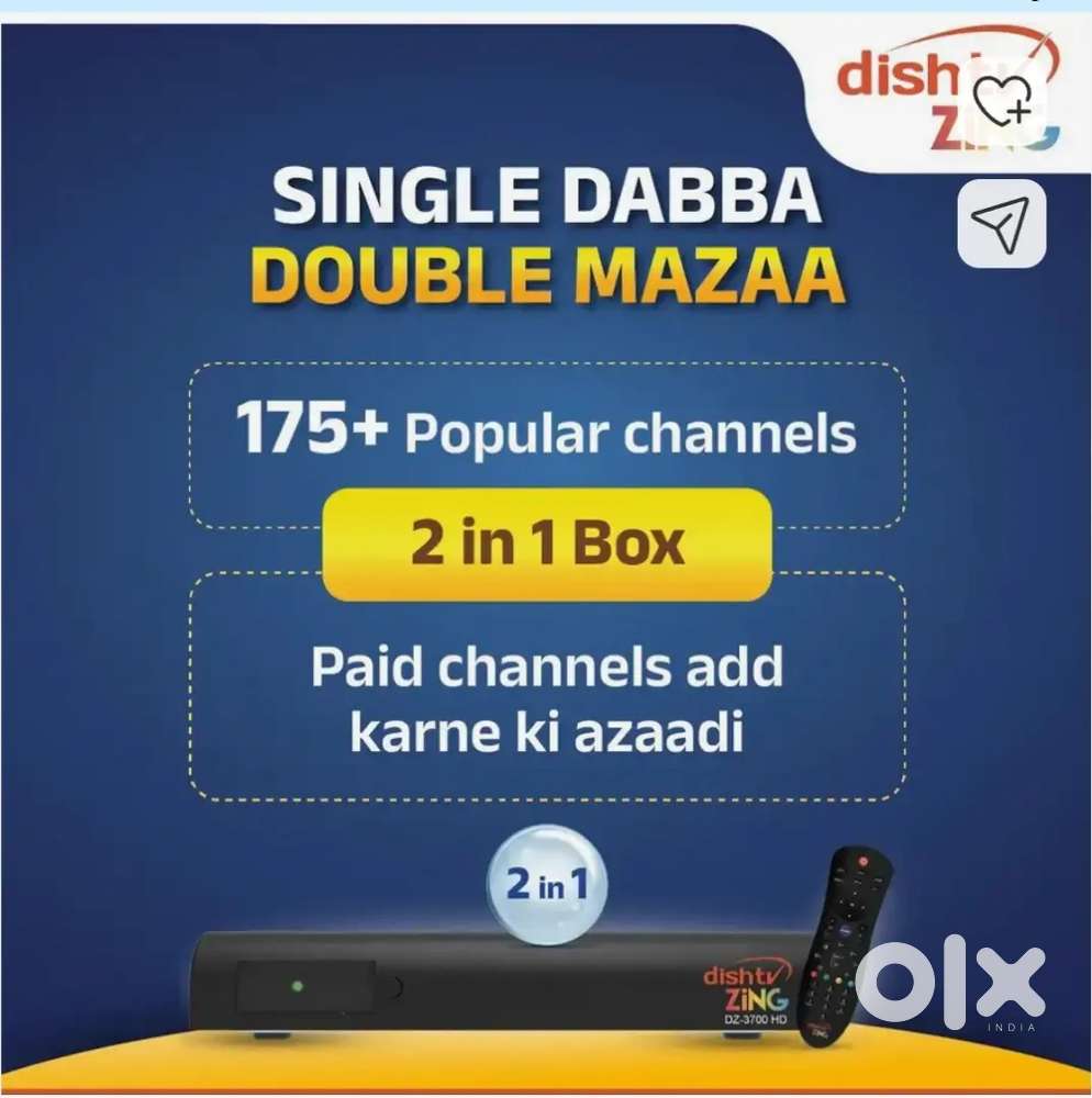 Dish tv zing box 1800 only box