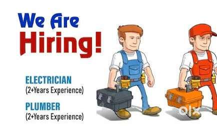 electrician and plumber and helper ,sound and light for events