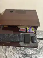 Computer table and boss chair