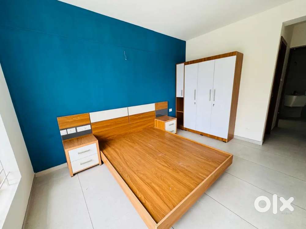 3bhk semi furnished branded flat for rent near cyberpark calicut