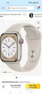 Apple Watch series 8 41 mm GPS + Cellular