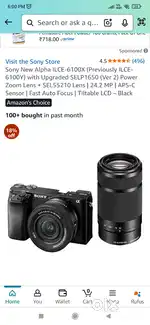 Sony Alpha 6100