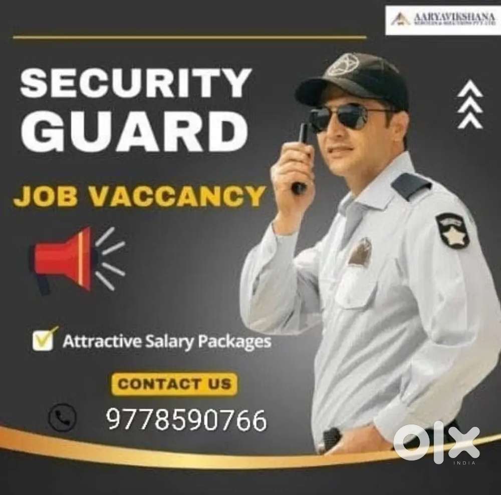 We  are hiring security guard