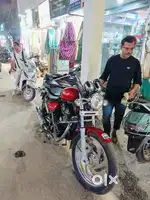 Bullet Thunder bird red colour vintage classic