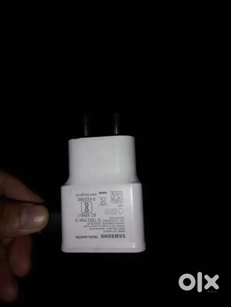 Original Samsung charger with ( FREE) type c data cable.
