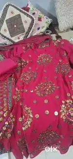 Heavy embroidered suit