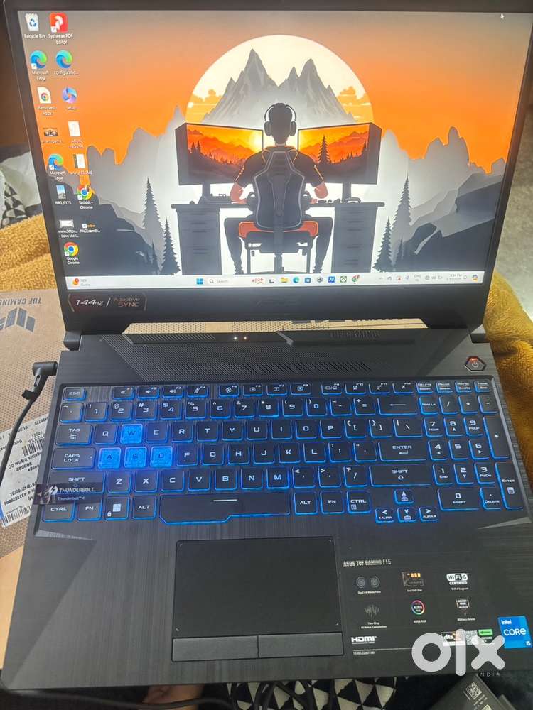 Sell very less used laptop ASUS TUF Gaming F15 , 16GB rom Almost new