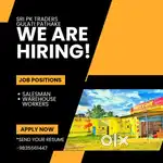 we Hiring Salesman and warehouse workers