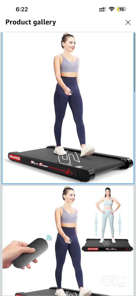 Sparnod WalkyShaky 3-in-1 Walking Pad Treadmill – Hardly Used, Like Ne