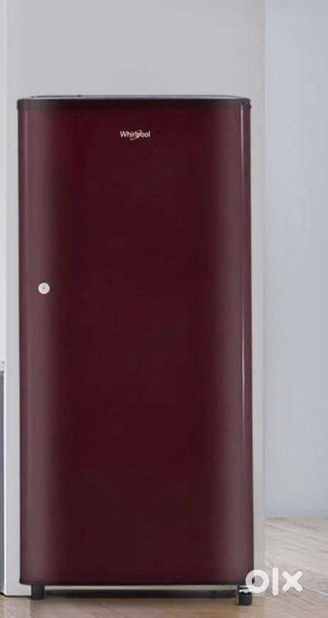Whirlpool 184L Single Door Refrigerator -Wine Colour - 12 months old